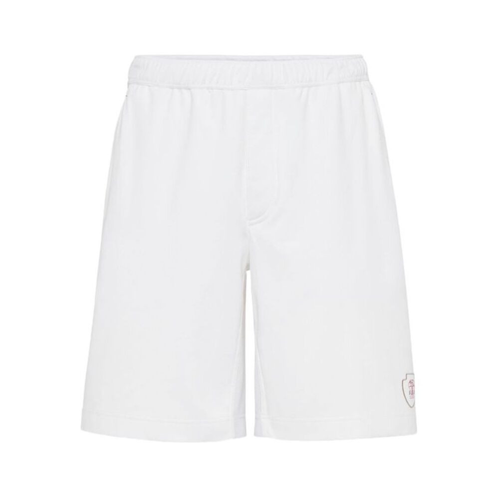 Brunello Cucinelli Men Cotton Bermuda Shorts